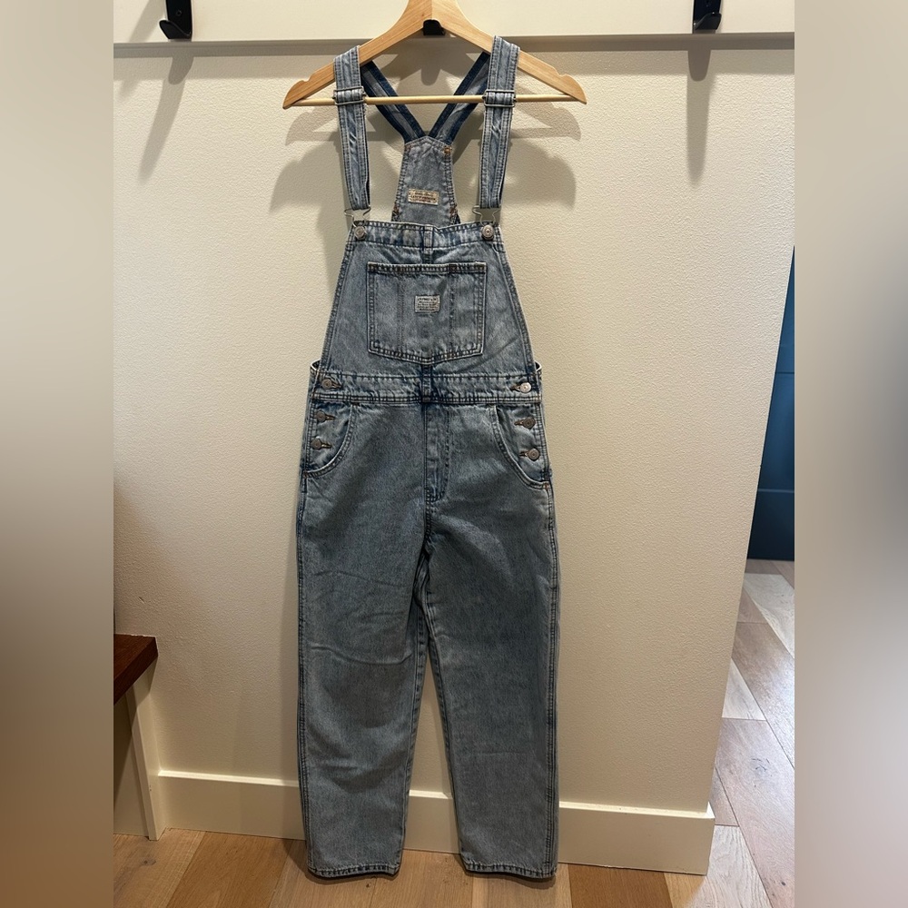 Levi's Blue Denim Women Jeans Overalls